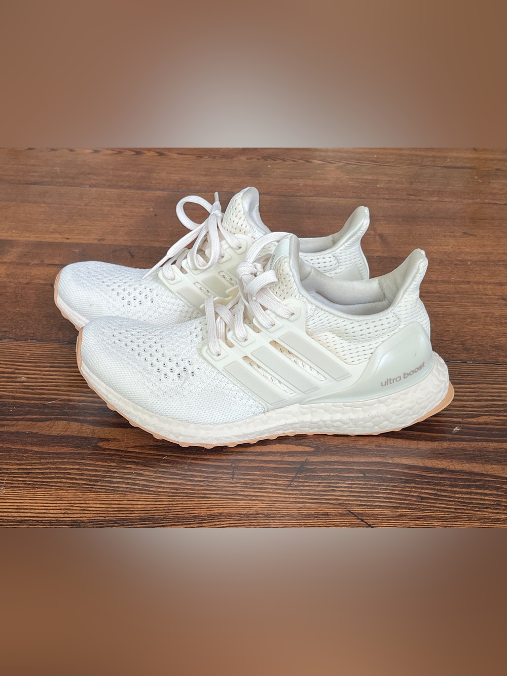 Adidas Ultra Boost 1.0 Beige Running Shoes